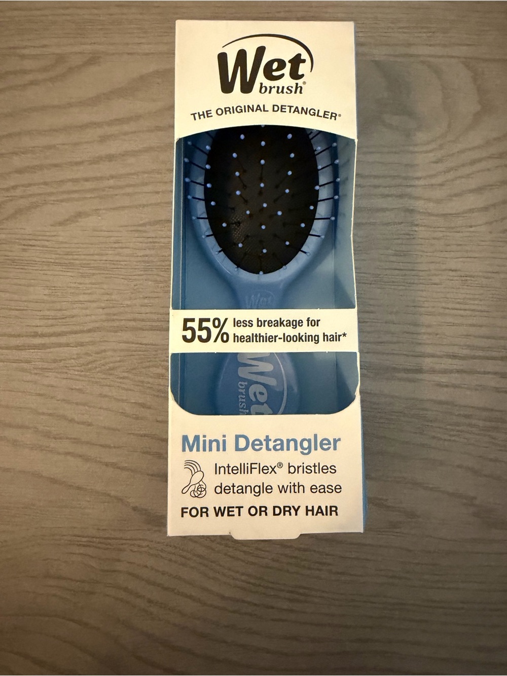 Wet Brush Original Detangler Mini Blue Hair Brush New